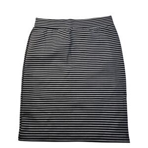 NWOT Toad & Co Paseo striped active skirt with zip pocket stretch pencil comfort